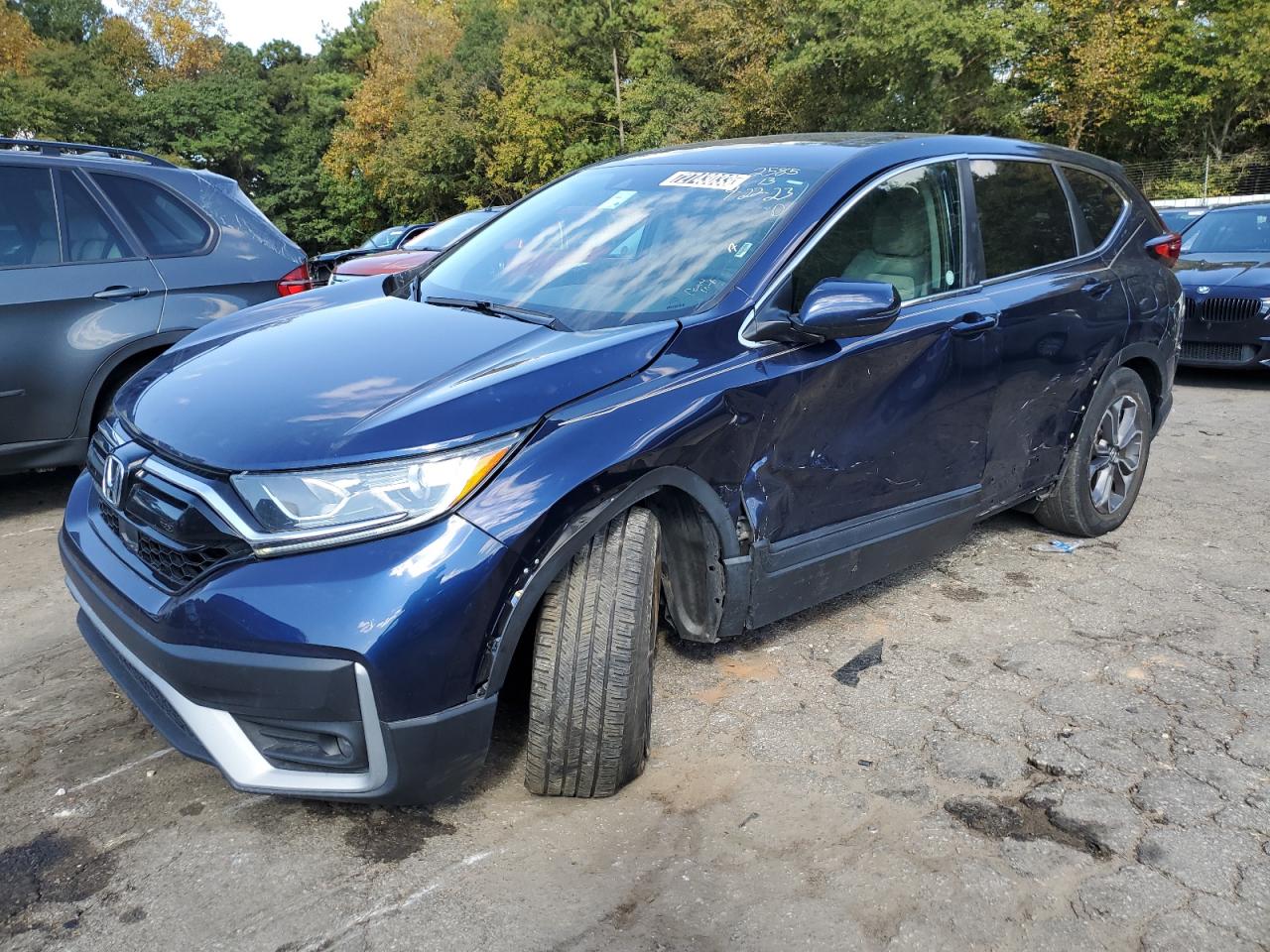 Image 1 of 2020 HONDA CR-V EX 2020 with VIN 2HKRW1H54LH412585