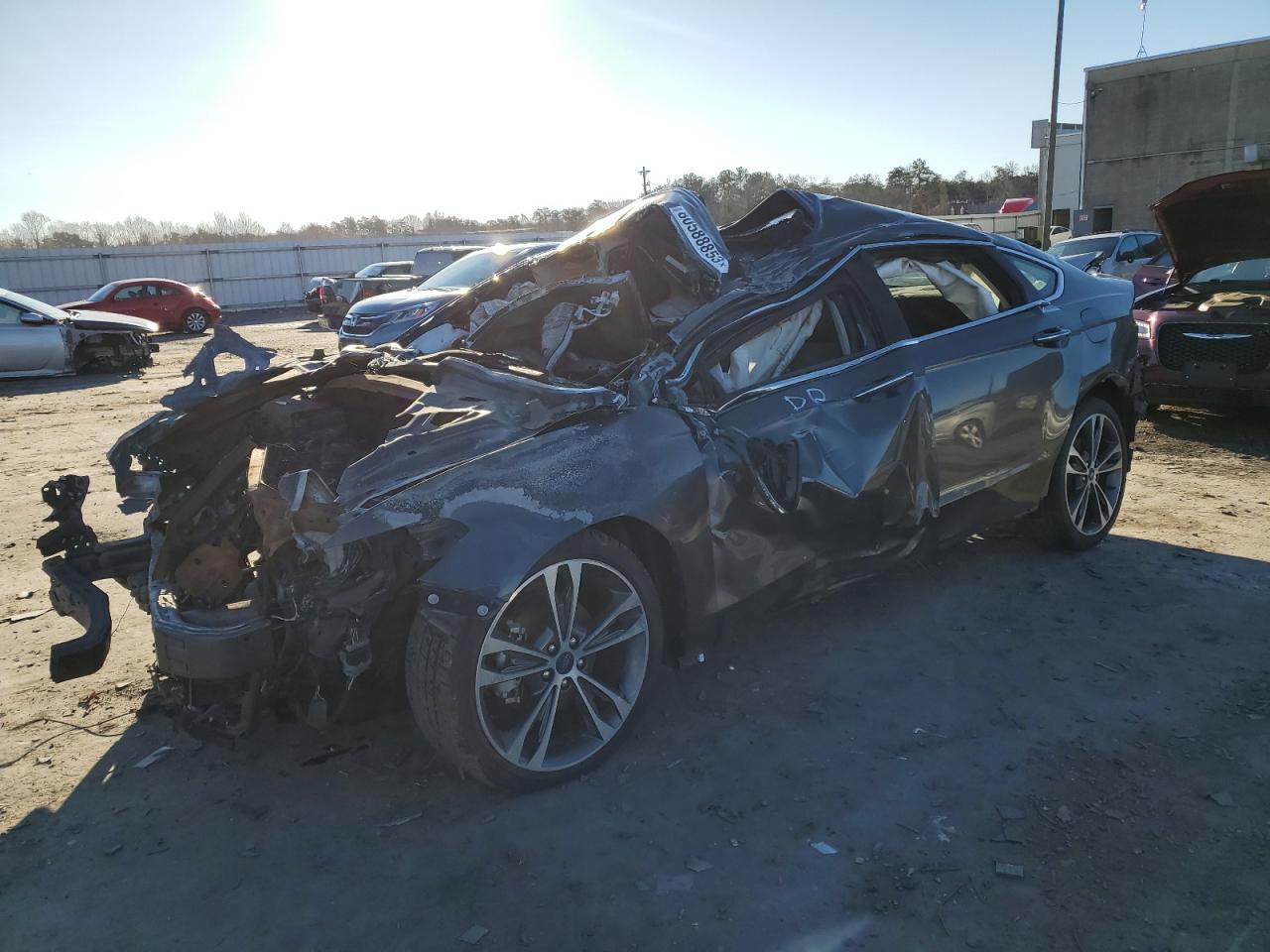 Image 1 of 2020 FORD FUSION TITANIUM 2020 with VIN 3FA6P0K90LR193164
