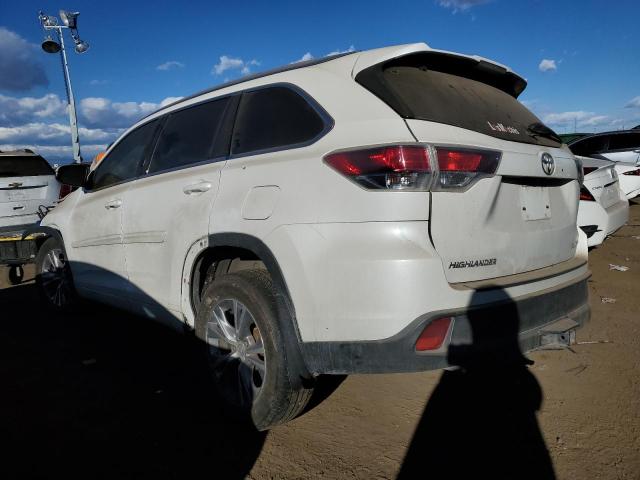 Obraz 2 z 2015 TOYOTA HIGHLANDER XLE 2015 z VIN 5TDJKRFH4FS189144
