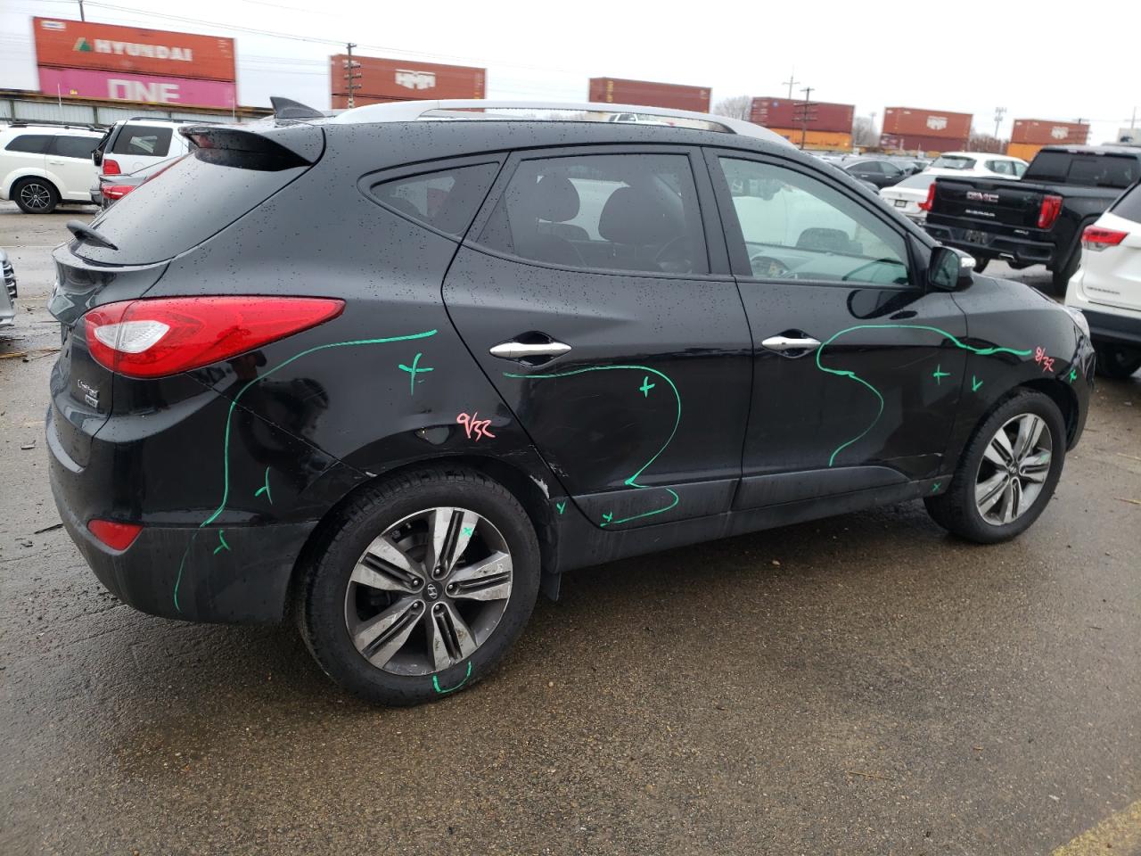 Image 3 of 2014 HYUNDAI TUCSON GLS 2014 with VIN KM8JUCAG9EU819591