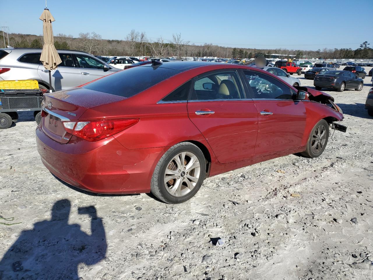 Image 3 of 2013 HYUNDAI SONATA SE 2013 with VIN 5NPEC4AC7DH592938