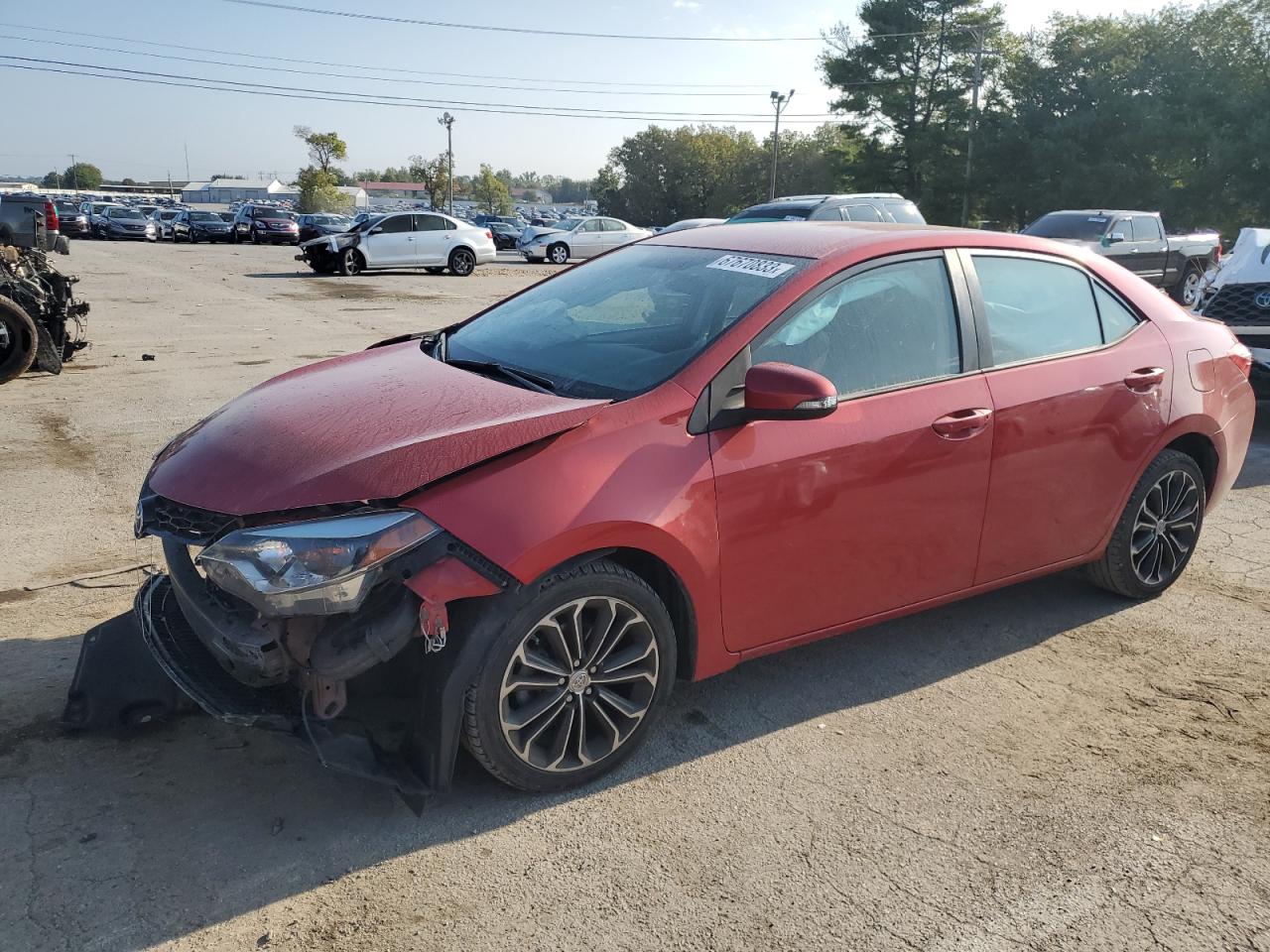 Obraz 1 z 2015 TOYOTA COROLLA L 2015 z VIN 5YFBURHE8FP212628