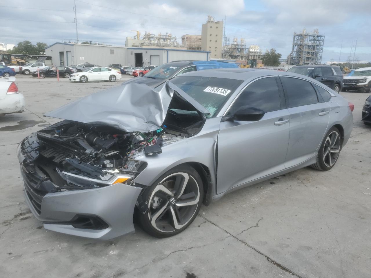 Image 1 of 2022 HONDA ACCORD SPORT 2022 with VIN 1HGCV2F33NA019639