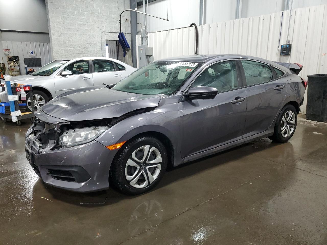 Image 1 of 2018 HONDA CIVIC LX 2018 with VIN 19XFC2F58JE035605