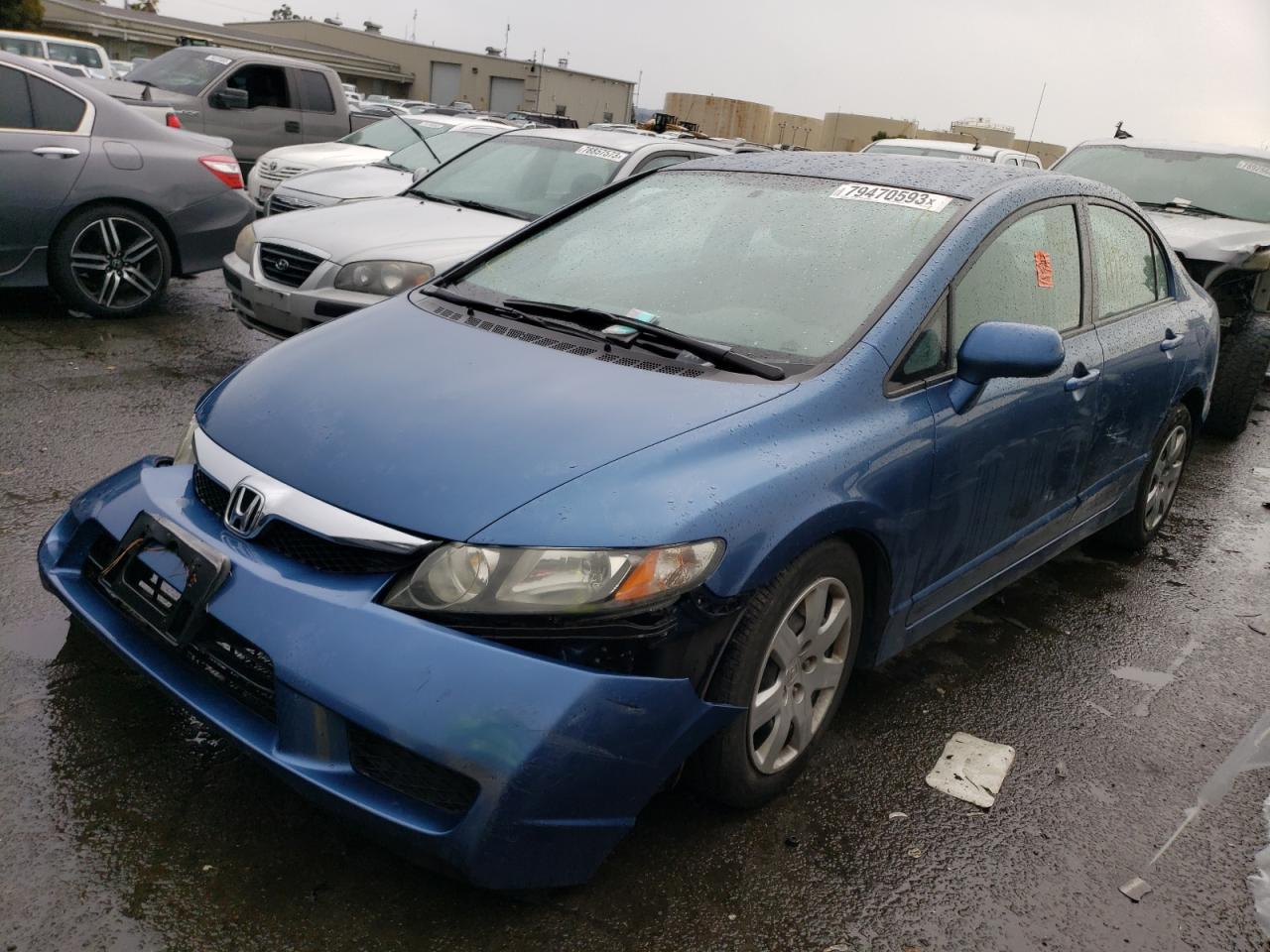 Image 1 of 2011 HONDA CIVIC LX 2011 with VIN 2HGFA1F58BH537117