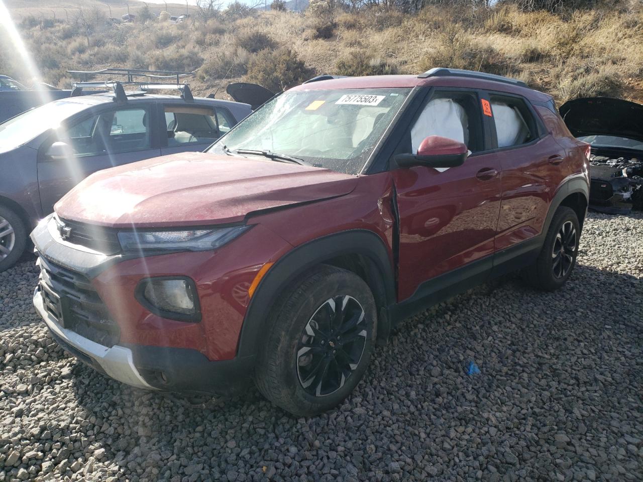 Image 1 of 2021 CHEVROLET TRAILBLAZER LT 2021 with VIN KL79MRSL4MB144018