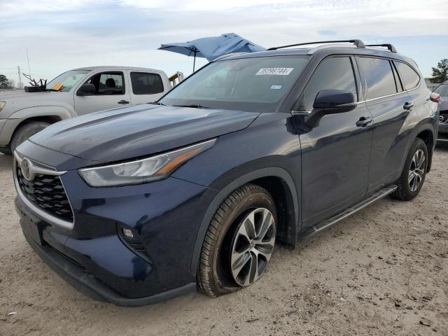 Image 1 of 2020 TOYOTA HIGHLANDER XLE 2020 with VIN 5TDGZRBH8LS033714