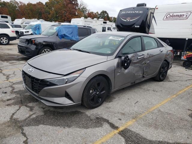 Image 1 of 2021 HYUNDAI ELANTRA SEL 2021 with VIN KMHLS4AG1MU152101