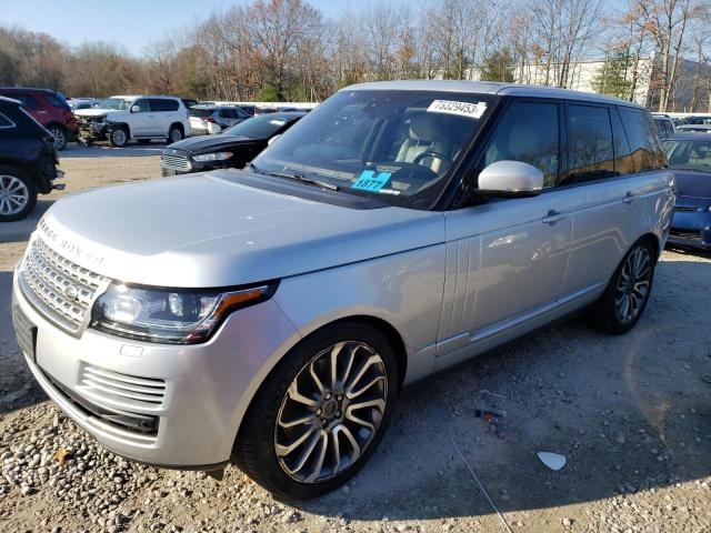Image 1 of 2017 LAND ROVER RANGE ROVER HSE 2017 with VIN SALGS2FV5HA362914