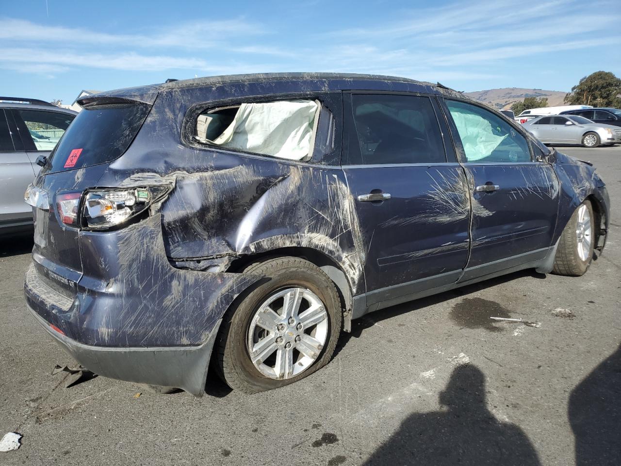 Изображение 3 2014 CHEVROLET TRAVERSE LT 2014 с VIN 1GNKRHKD7EJ119671