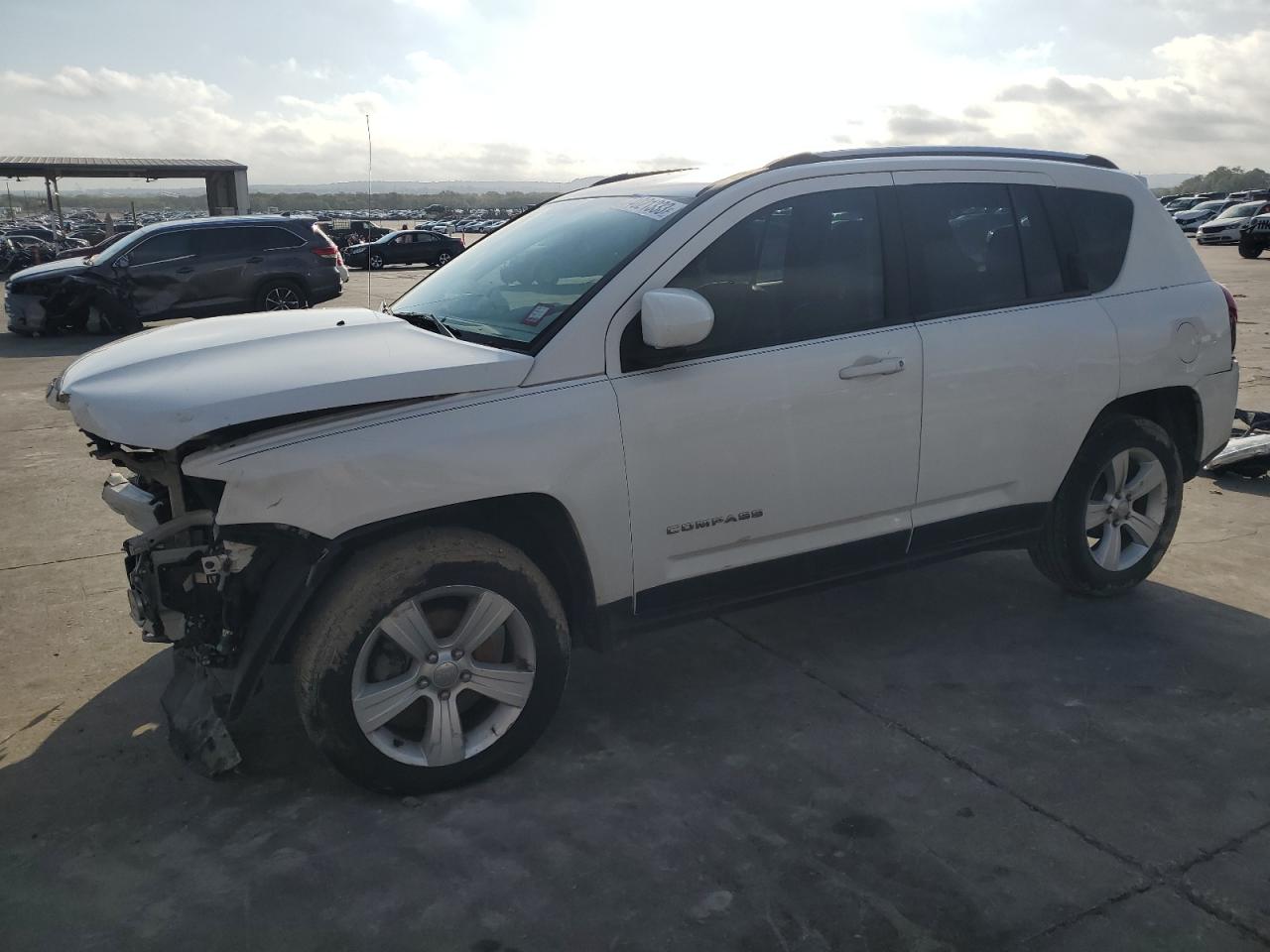 Image 1 of 2014 JEEP COMPASS LATITUDE 2014 with VIN 1C4NJCEB5ED574804