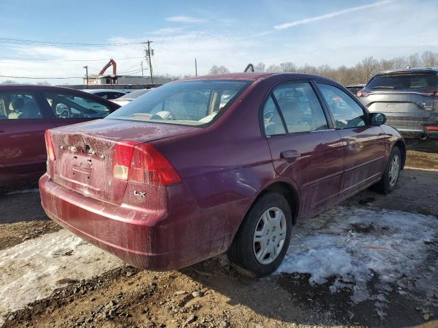 Изображение 3 2002 HONDA CIVIC LX 2002 с VIN 2HGES165X2H591270