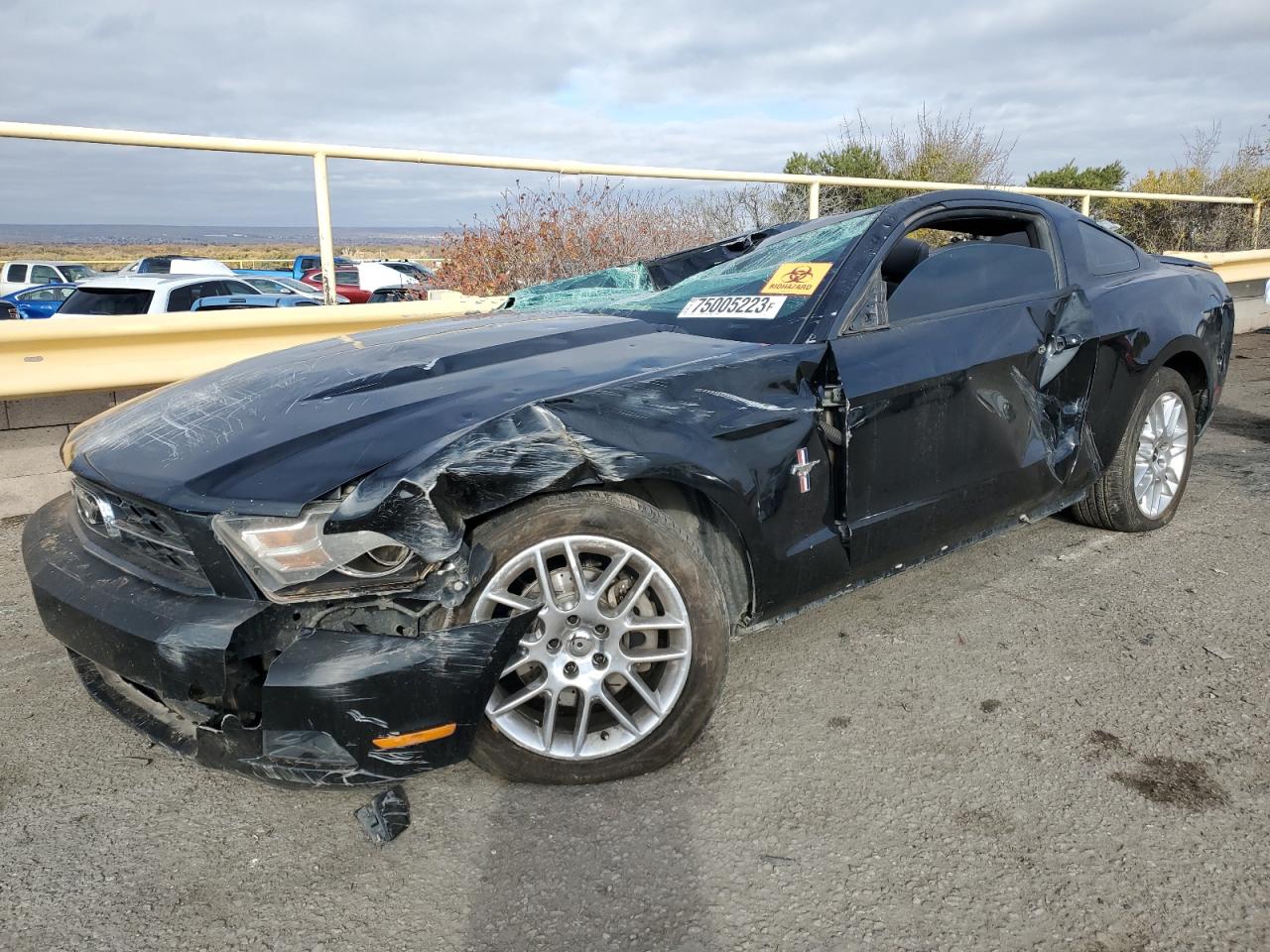 Image 1 of 2012 FORD MUSTANG  2012 with VIN 1ZVBP8AM9C5236025