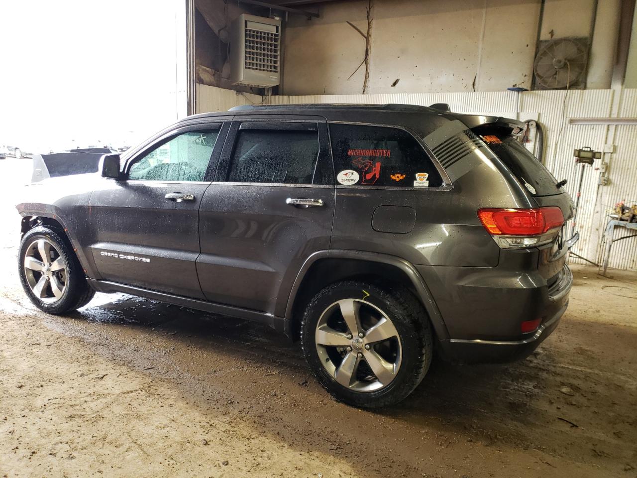 Image 2 of 2014 JEEP GRAND CHEROKEE OVERLAND 2014 with VIN 1C4RJECT7EC160275