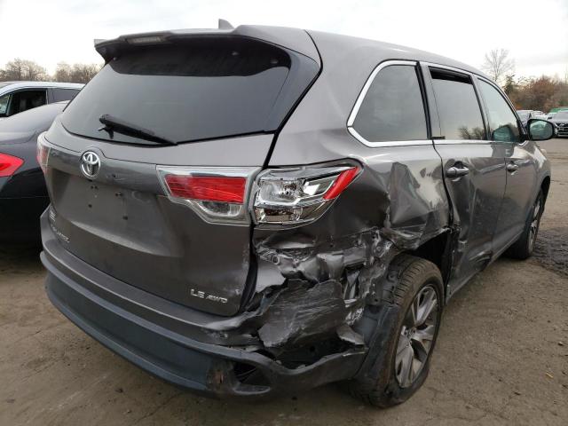 Image 3 of 2016 TOYOTA HIGHLANDER LE 2016 with VIN 5TDBKRFH4GS281134