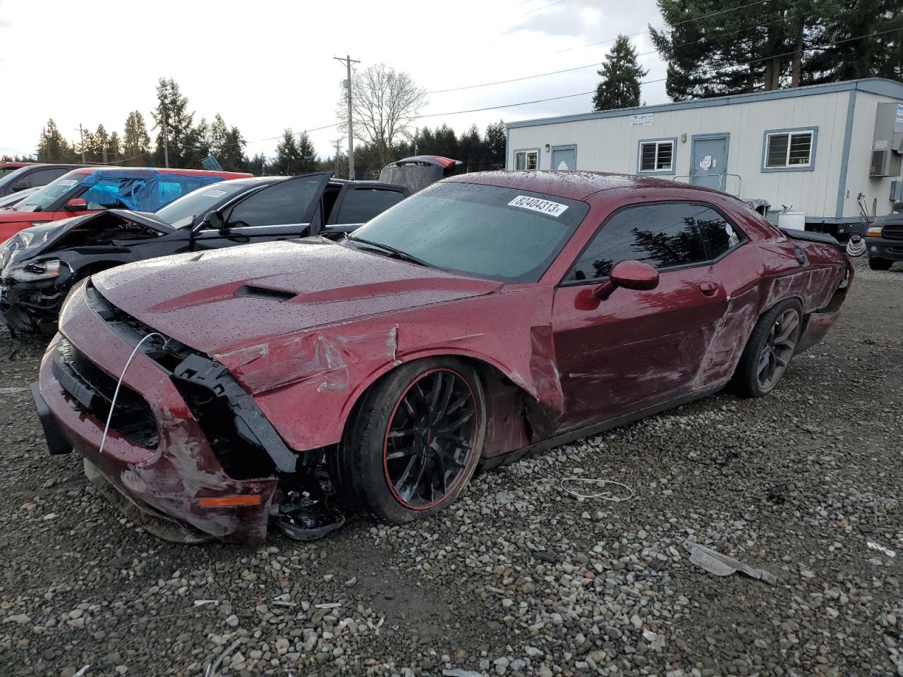 Image 1 of 2019 DODGE CHALLENGER SXT 2019 with VIN 2C3CDZAG1KH617590