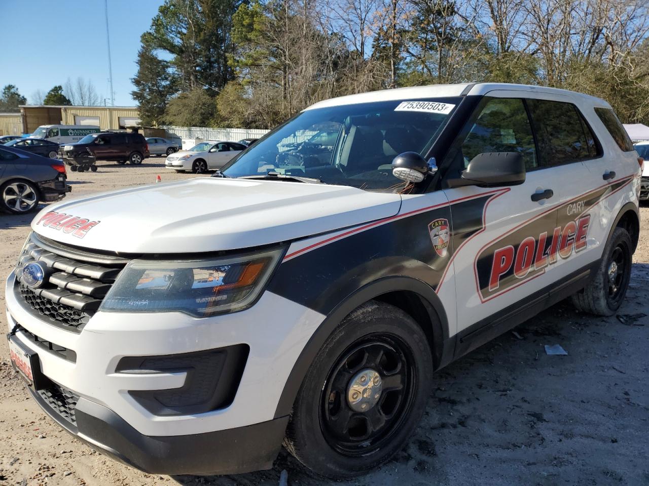 Obraz 1 z 2016 FORD EXPLORER POLICE INTERCEPTOR 2016 z VIN 1FM5K8AR8GGB96777