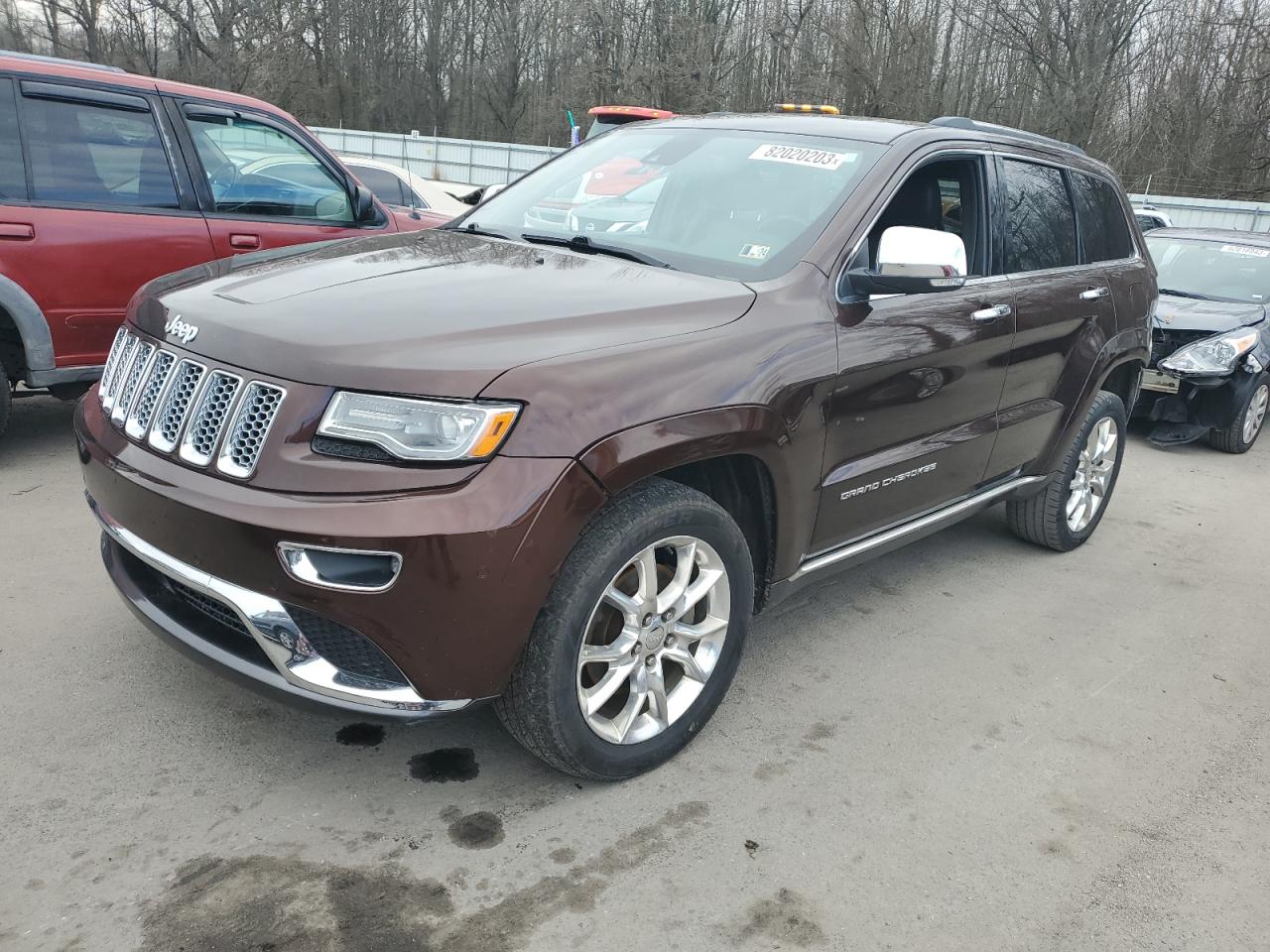 Изображение 1 2014 JEEP GRAND CHEROKEE SUMMIT 2014 с VIN 1C4RJFJT9EC371440