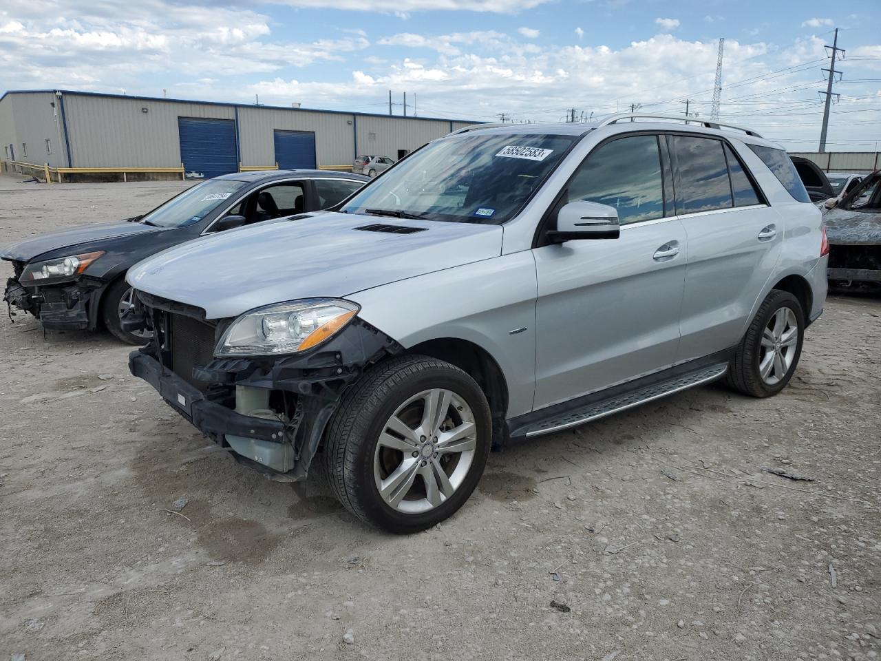 Image 1 of 2012 MERCEDES-BENZ ML 350 4MATIC 2012 with VIN 4JGDA5HB5CA010132