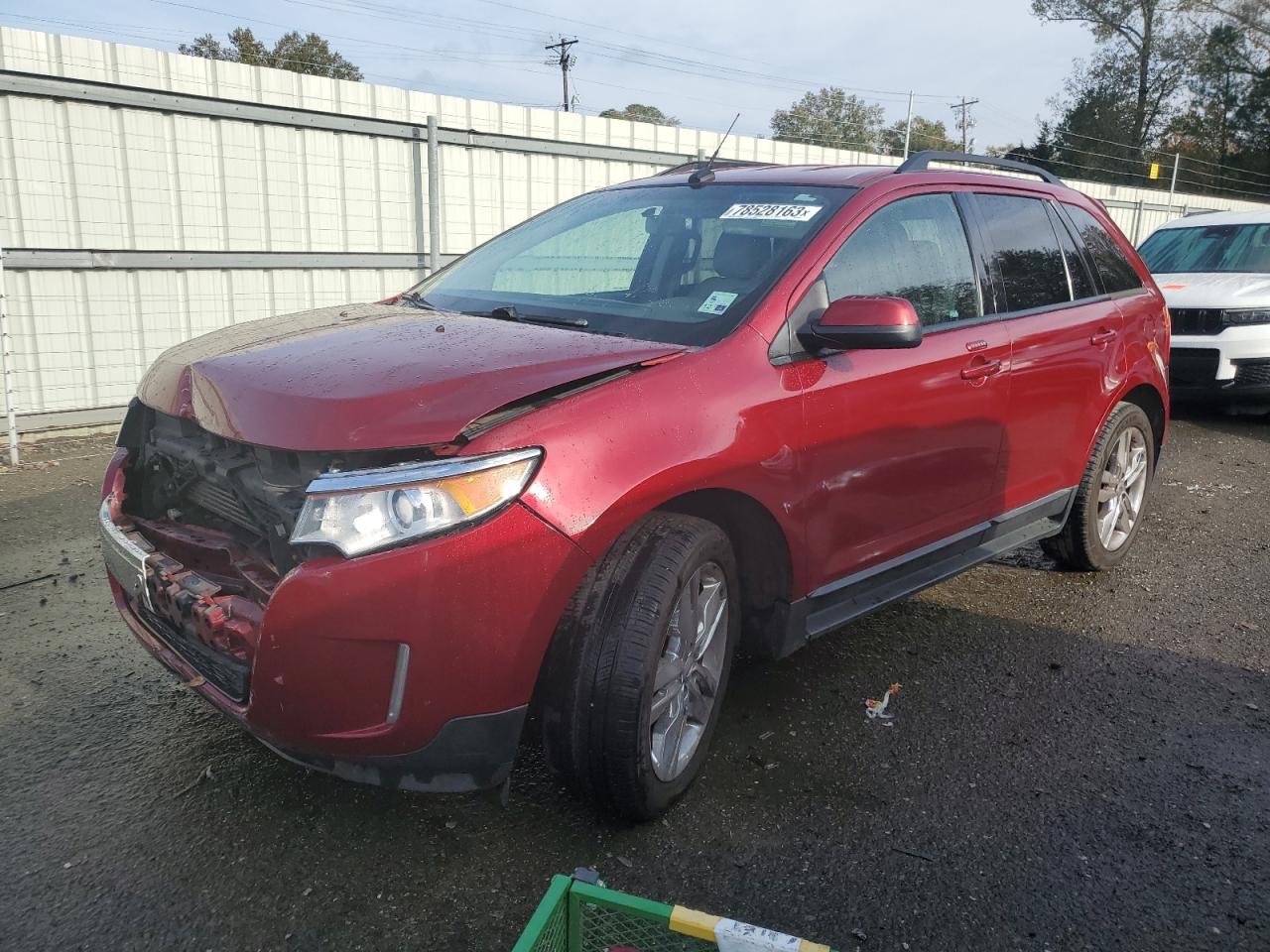 Image 1 of 2013 FORD EDGE SEL 2013 with VIN 2FMDK3J96DBB34991