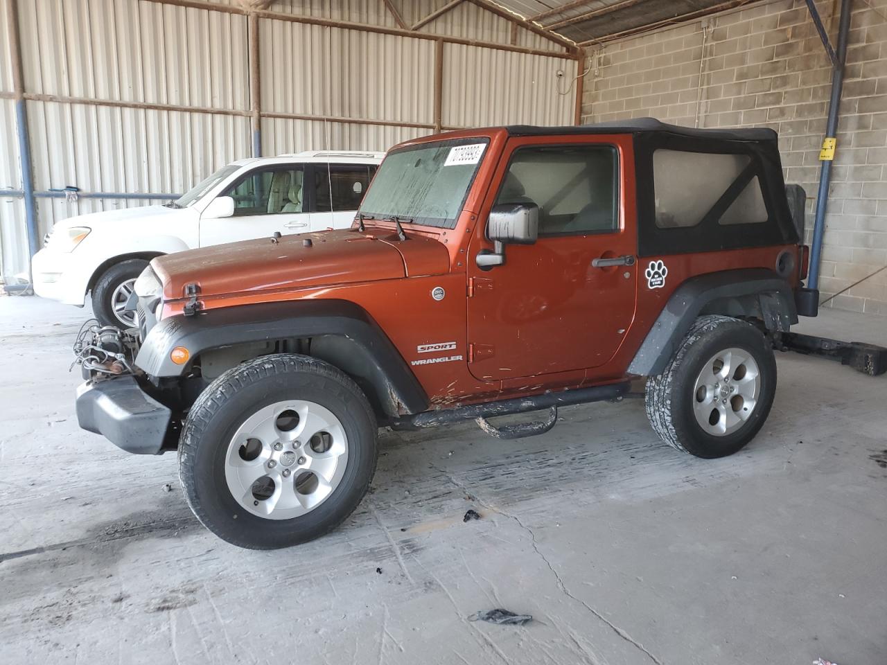 Obraz 1 z 2014 JEEP WRANGLER SPORT 2014 z VIN 1C4AJWAG3EL284102