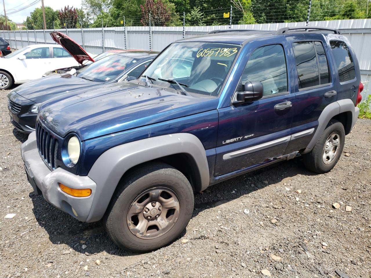 Obraz 1 z 2003 JEEP LIBERTY SPORT 2003 z VIN 1J4GL48KX3W549509