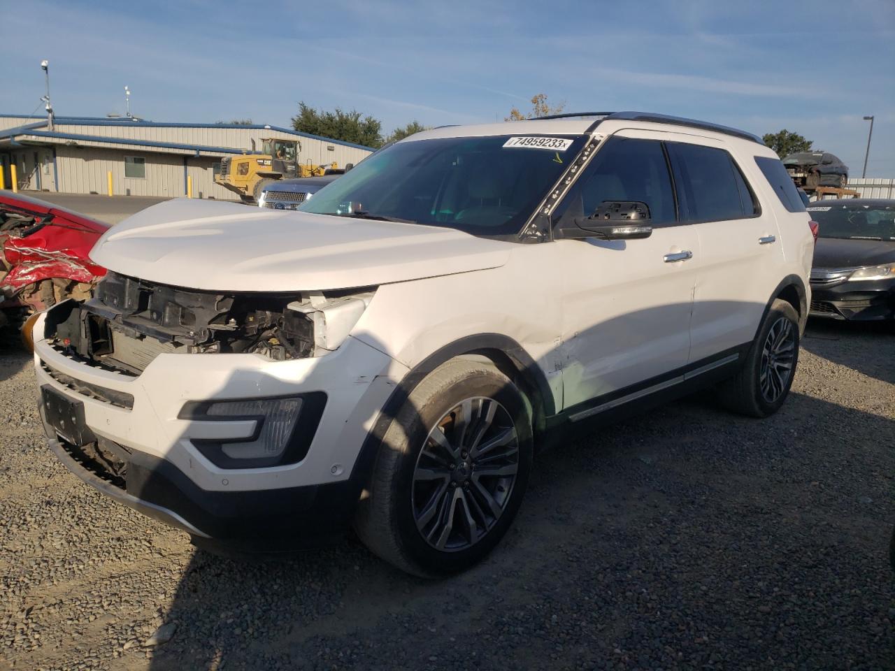 Image 1 of 2016 FORD EXPLORER PLATINUM 2016 with VIN 1FM5K8HT7GGB26785
