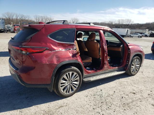 Image 3 of 2022 TOYOTA HIGHLANDER PLATINUM 2022 with VIN 5TDFZRBHXNS228745