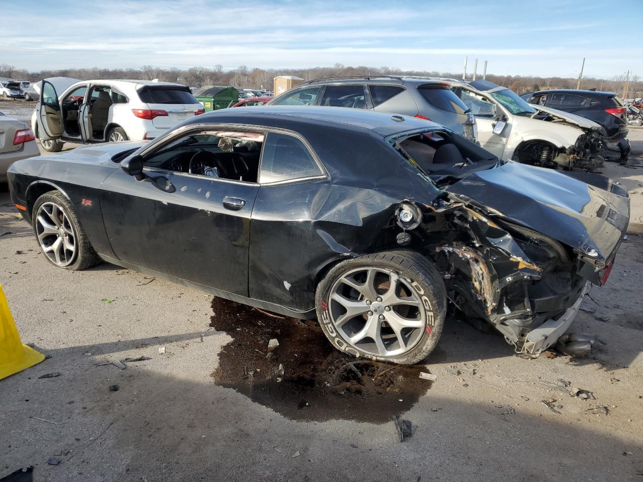 Image 2 of 2015 DODGE CHALLENGER SXT 2015 with VIN 2C3CDZATXFH869373