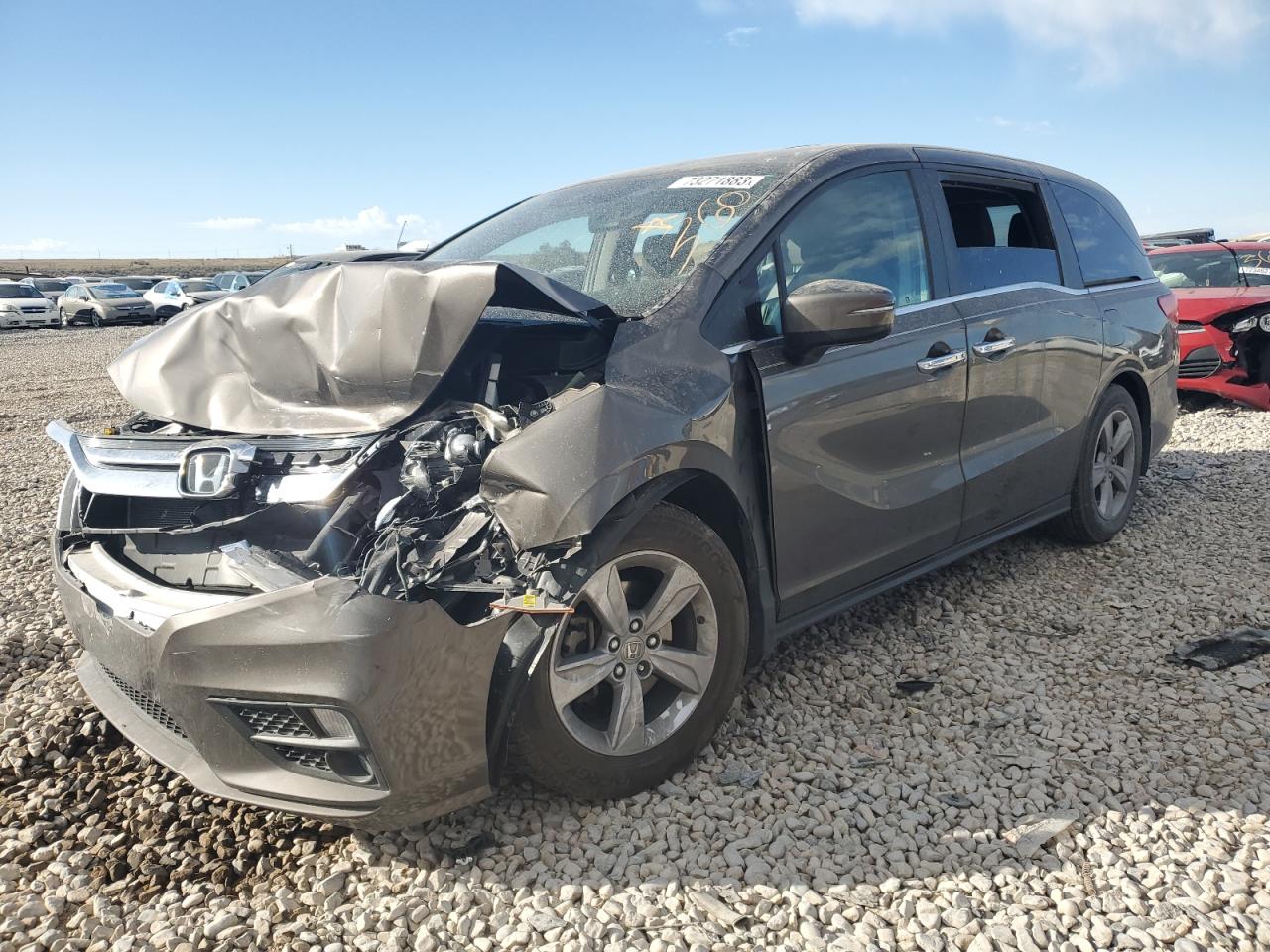 Image 1 of Honda Odyssey Exl 2019 with VIN 5FNRL6H70KB044099
