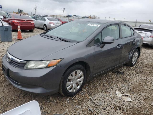 Image 1 of 2012 HONDA CIVIC LX 2012 with VIN 19XFB2F56CE311852