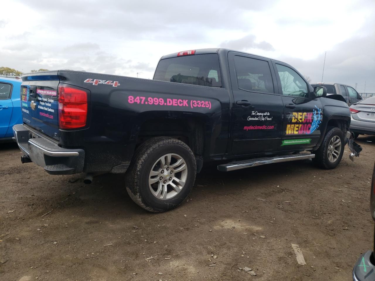 Image 3 of 2015 CHEVROLET SILVERADO K1500 LT 2015 with VIN 3GCUKREC8FG143365