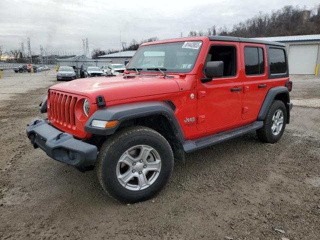 Image 1 of 2019 JEEP WRANGLER UNLIMITED SPORT 2019 with VIN 1C4HJXDGXKW569180