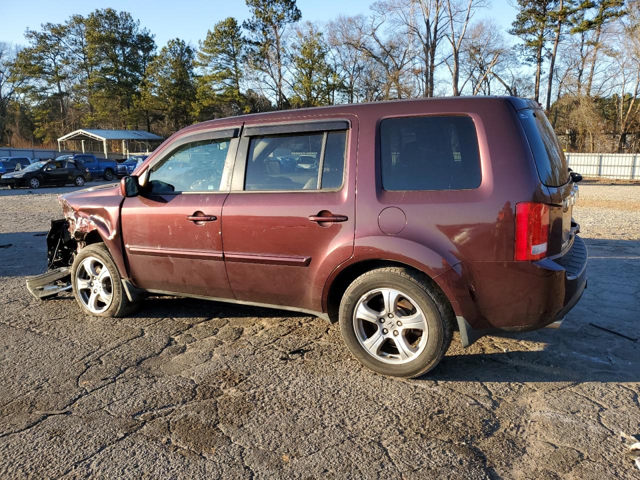 Изображение 2 2012 HONDA PILOT EXL 2012 с VIN 5FNYF3H51CB006964