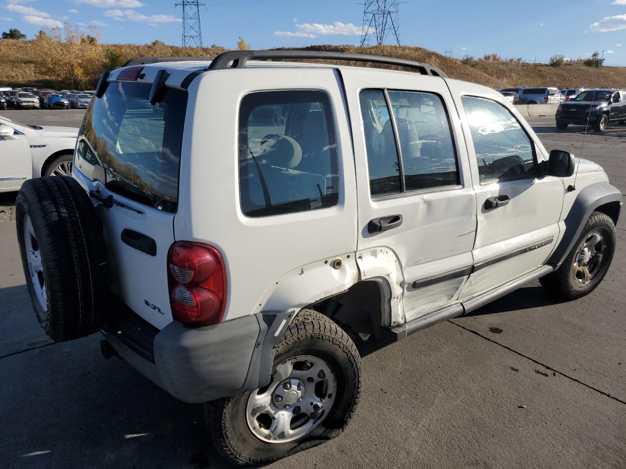 Image 3 of 2007 JEEP LIBERTY SPORT 2007 with VIN 1J8GL48K87W660449
