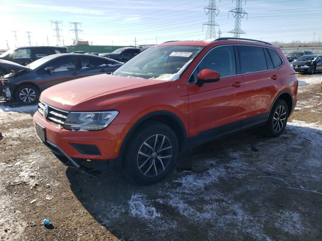 Image 1 of 2019 VOLKSWAGEN TIGUAN SE 2019 with VIN 3VV2B7AX2KM126580