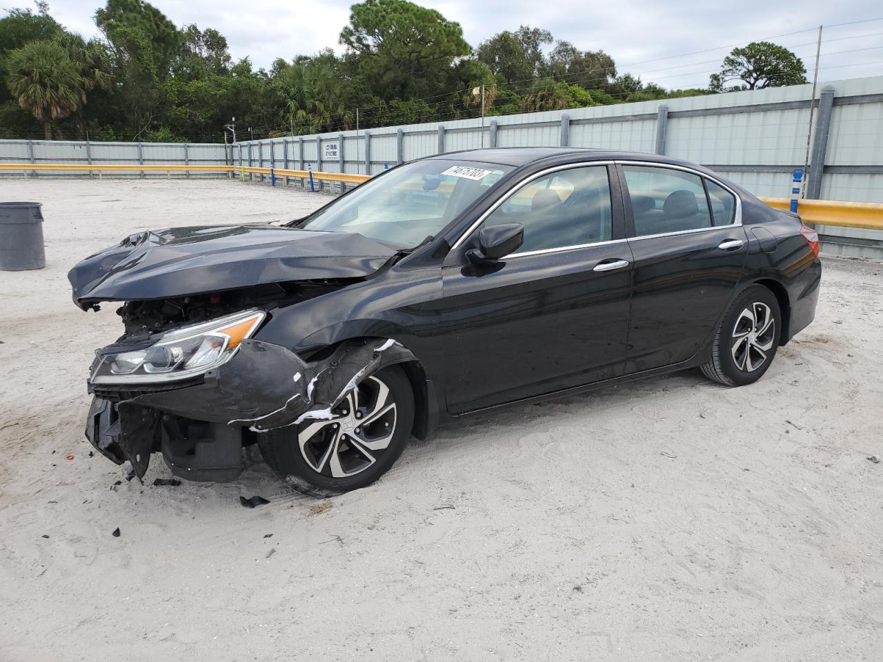 Image 1 of 2017 HONDA ACCORD LX 2017 with VIN 1HGCR2F33HA285025
