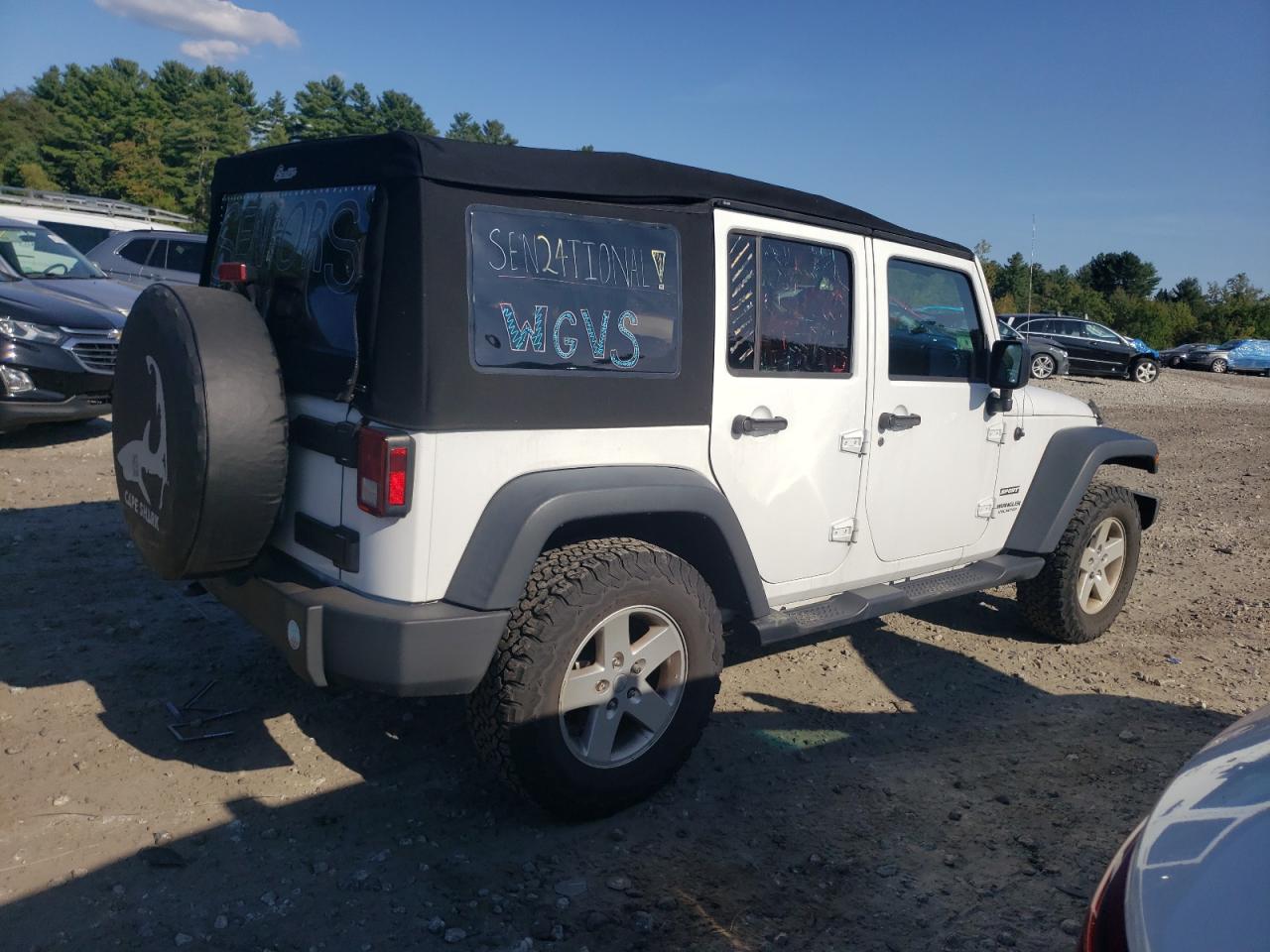 Obraz 3 z 2017 JEEP WRANGLER UNLIMITED SPORT 2017 z VIN 1C4BJWDG4HL733422