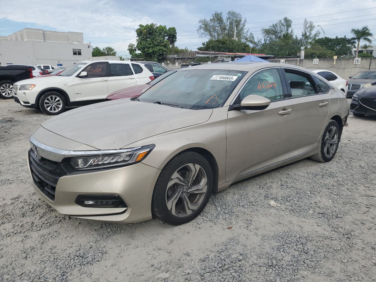Image 1 of 2018 HONDA ACCORD EX 2018 with VIN 1HGCV1F4XJA075851
