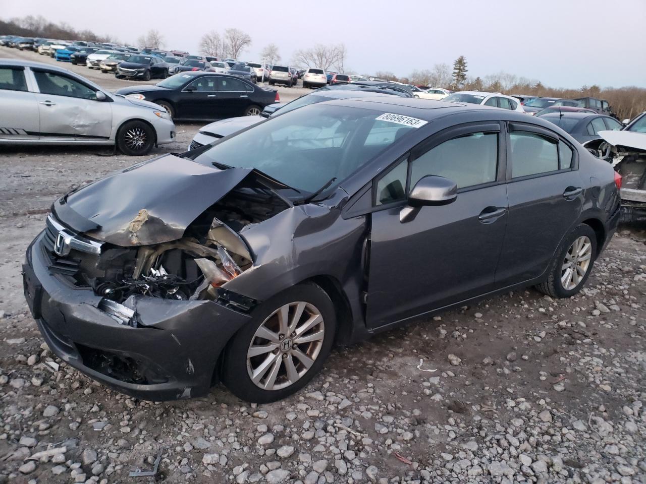 Image 1 of 2012 HONDA CIVIC EX 2012 with VIN 2HGFB2F85CH324818