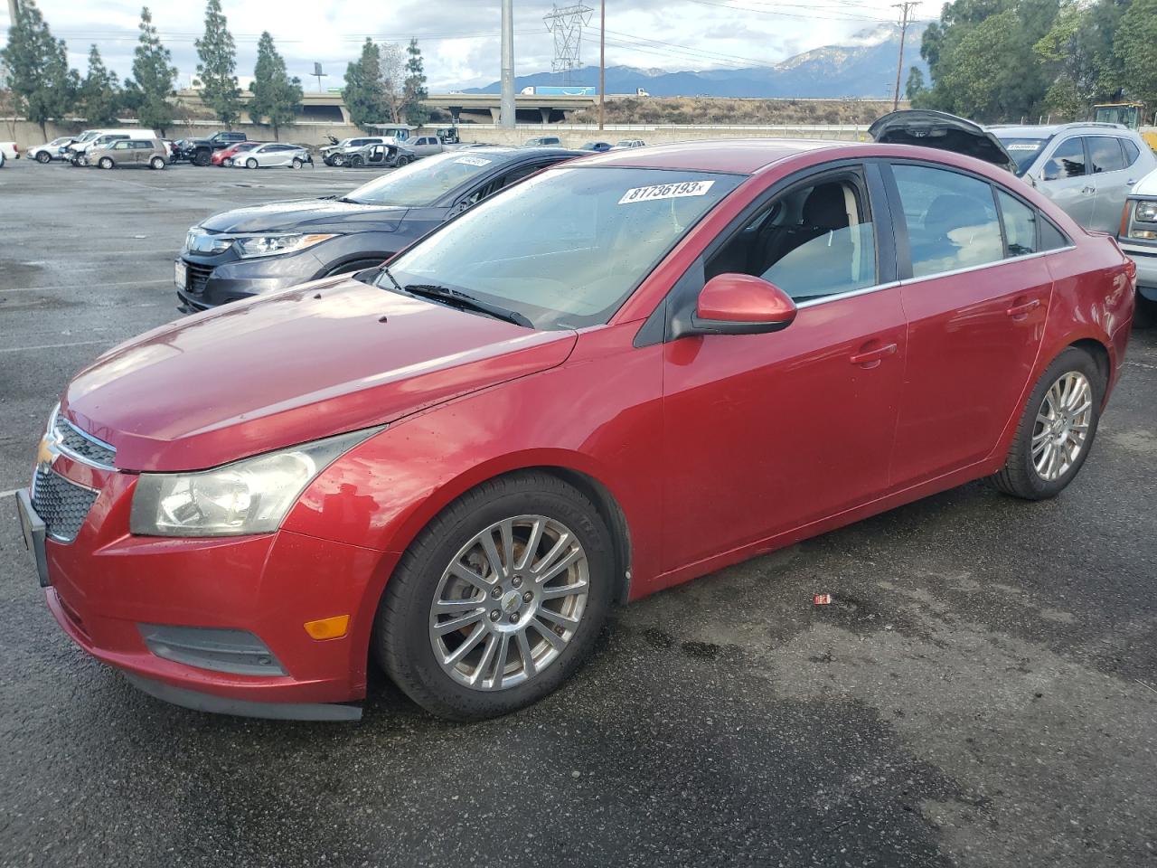 Изображение 1 2012 CHEVROLET CRUZE ECO 2012 с VIN 1G1PJ5SCXC7100935