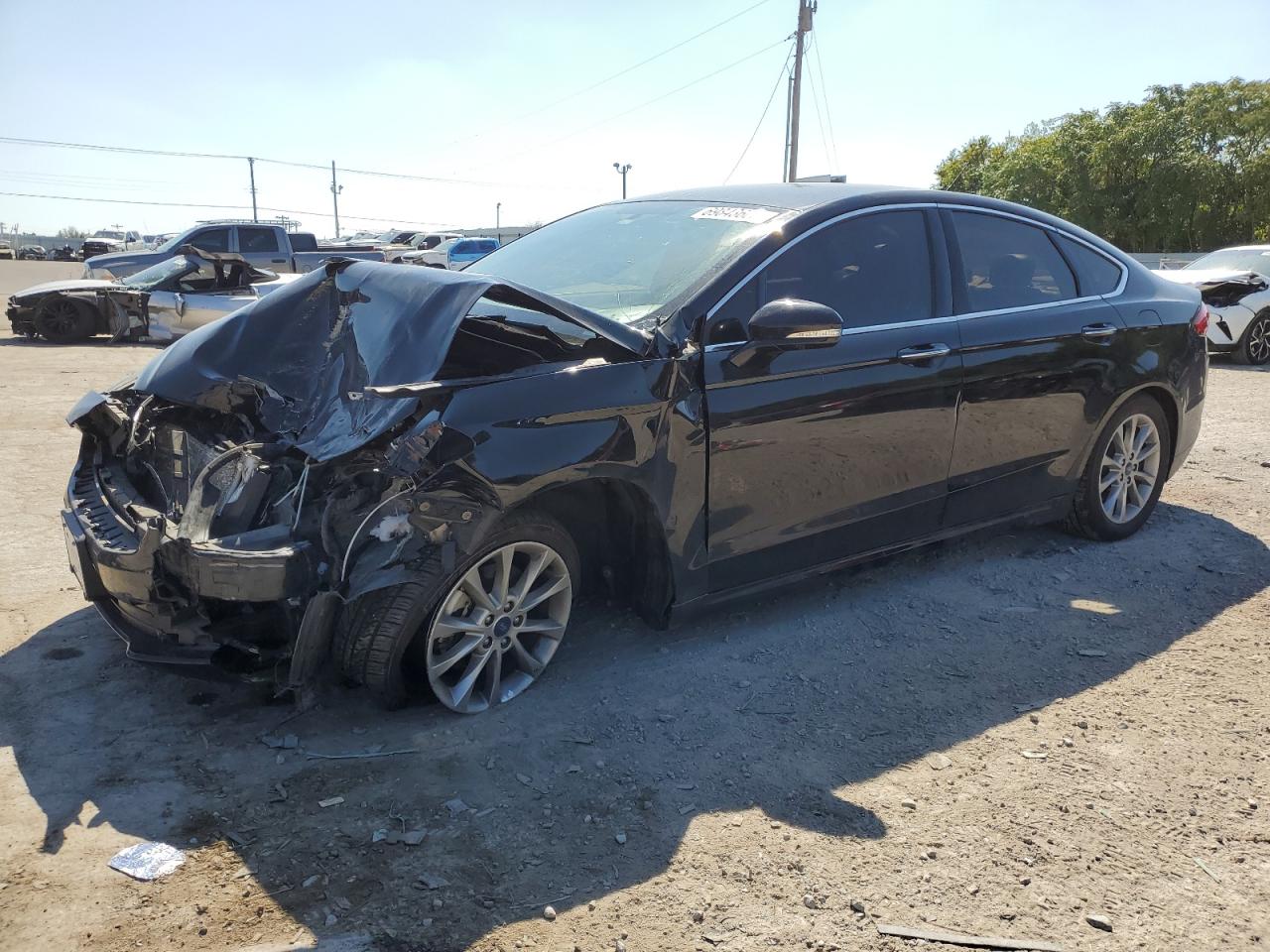 Image 1 of 2017 FORD FUSION SE 2017 with VIN 3FA6P0HD2HR246885
