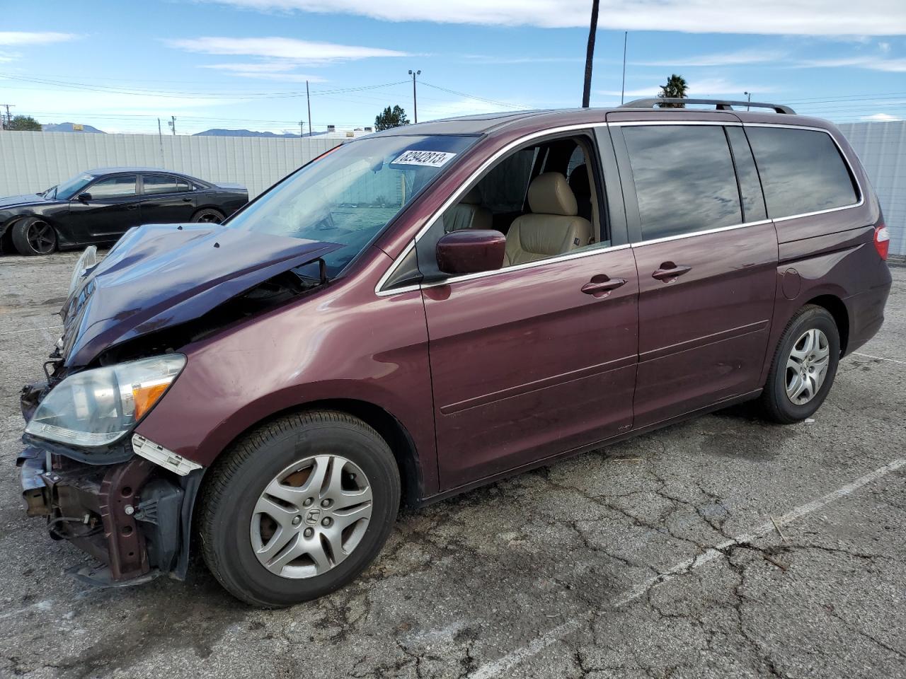 Image 1 of 2007 HONDA ODYSSEY EXL 2007 with VIN 5FNRL387X7B417767