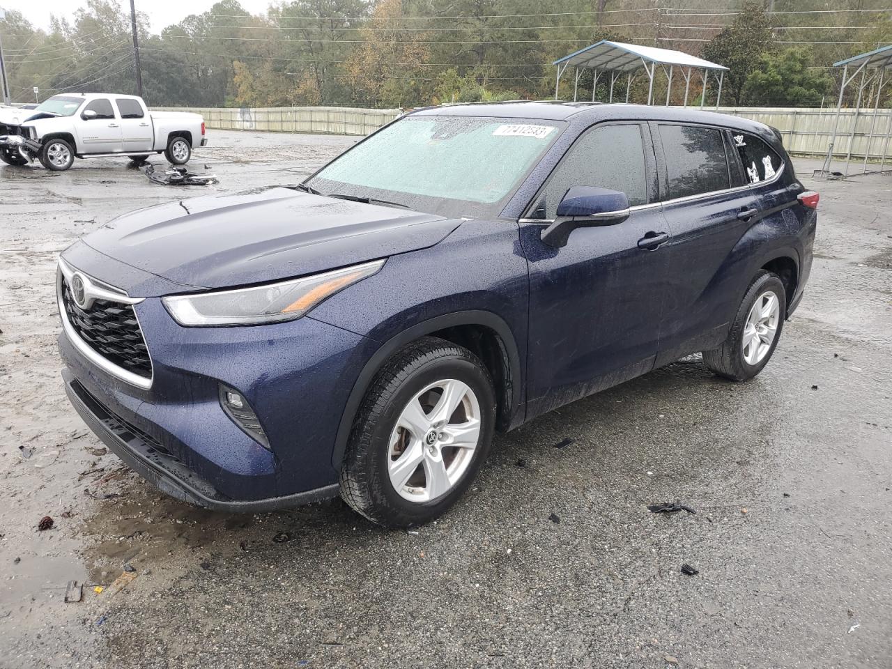 Image 1 of 2022 TOYOTA HIGHLANDER L 2022 with VIN 5TDZZRAH6NS116555