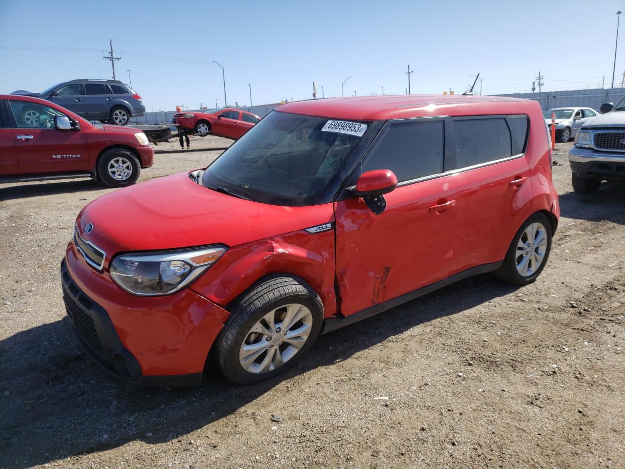 Изображение 1 2015 KIA SOUL + 2015 с VIN KNDJP3A55F7752126