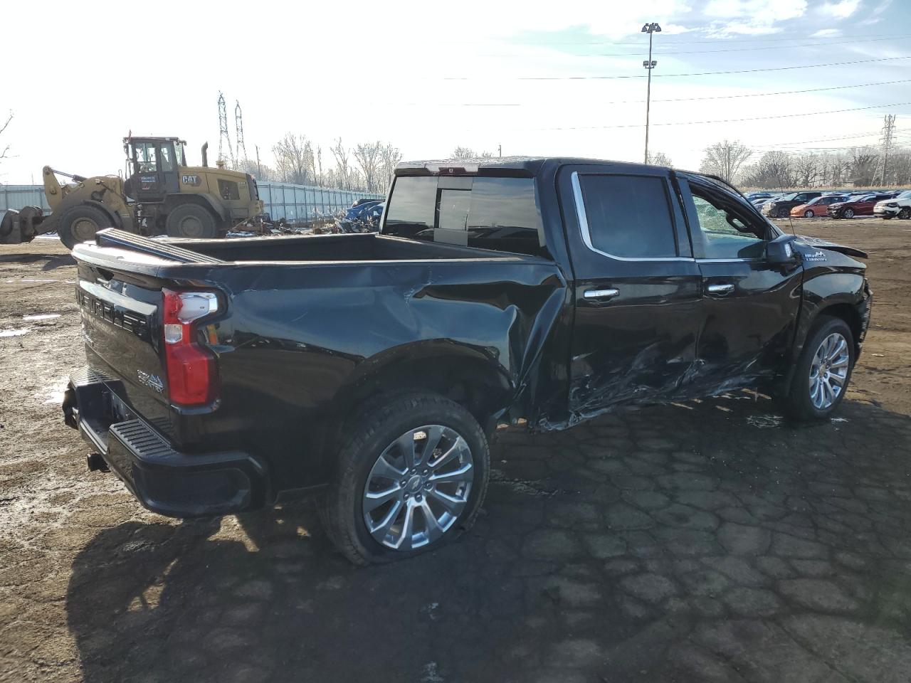 Image 3 of 2019 CHEVROLET SILVERADO K1500 HIGH COUNTRY 2019 with VIN 1GCUYHEL8KZ408398