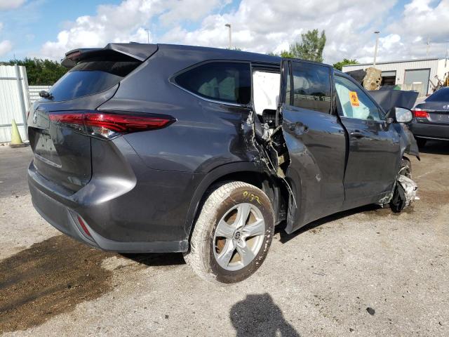 Image 3 of 2020 TOYOTA HIGHLANDER L 2020 with VIN 5TDCZRAH2LS027455