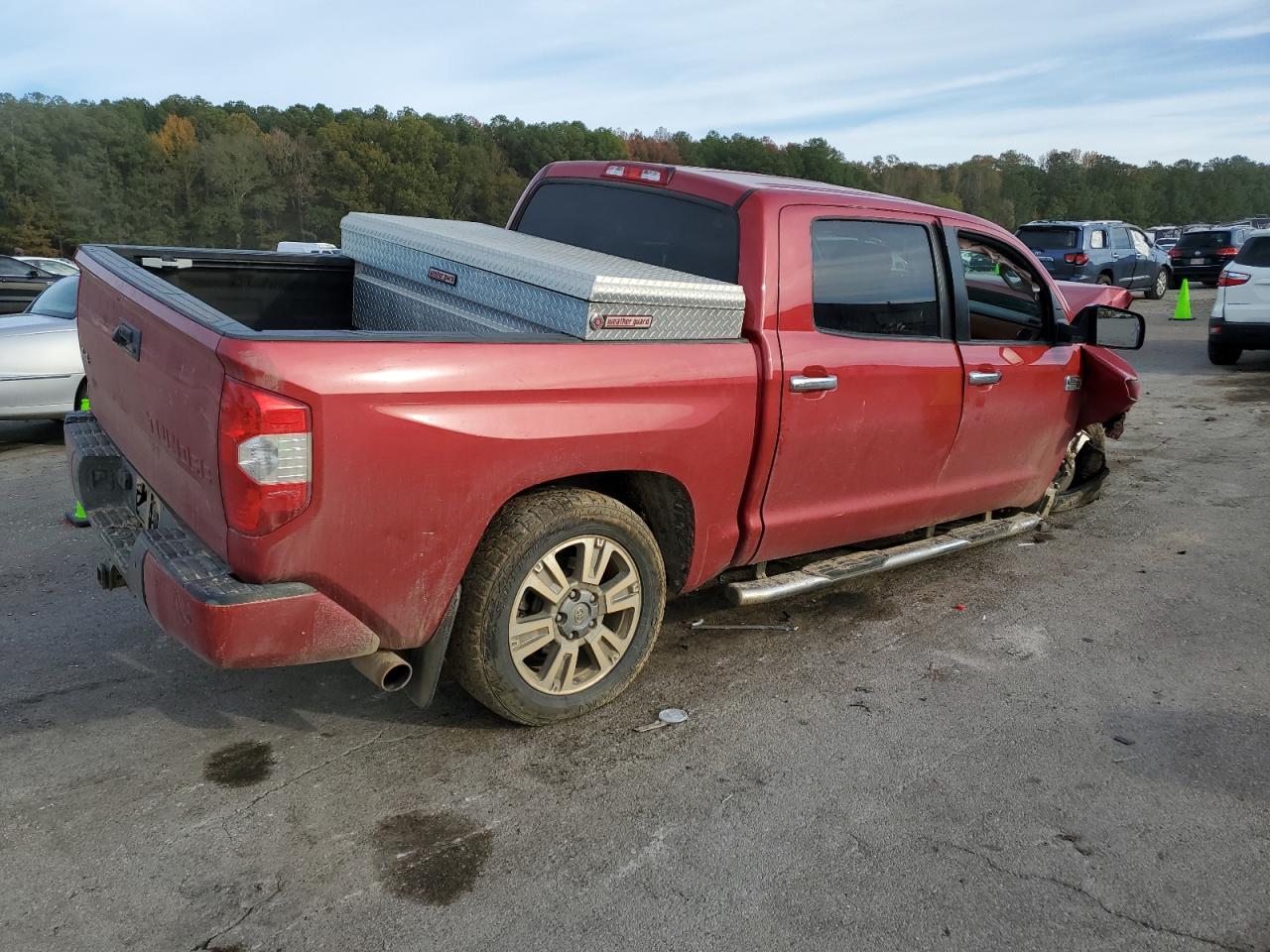 Изображение 3 2014 TOYOTA TUNDRA CREWMAX PLATINUM 2014 с VIN 5TFAW5F11EX350882