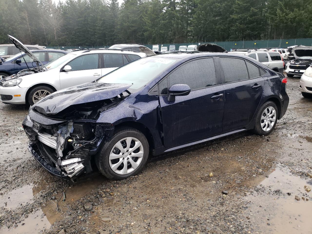 Obraz 1 z 2022 TOYOTA COROLLA LE 2022 z VIN 5YFEPMAE3NP324723