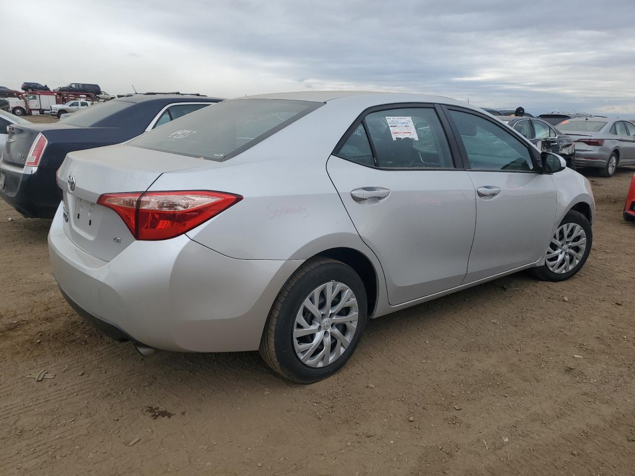 Image 3 of 2017 TOYOTA COROLLA L 2017 with VIN 5YFBURHE5HP615517